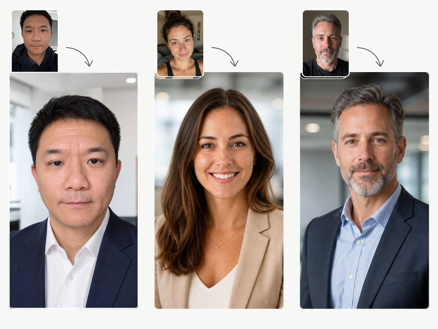 LinkedIn professional headshots example